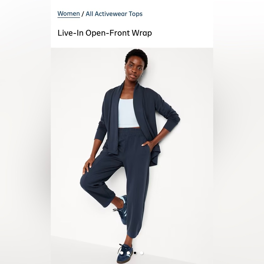 Old Navy Women’s Live In French Terry Cardigan, Size S, NWOT